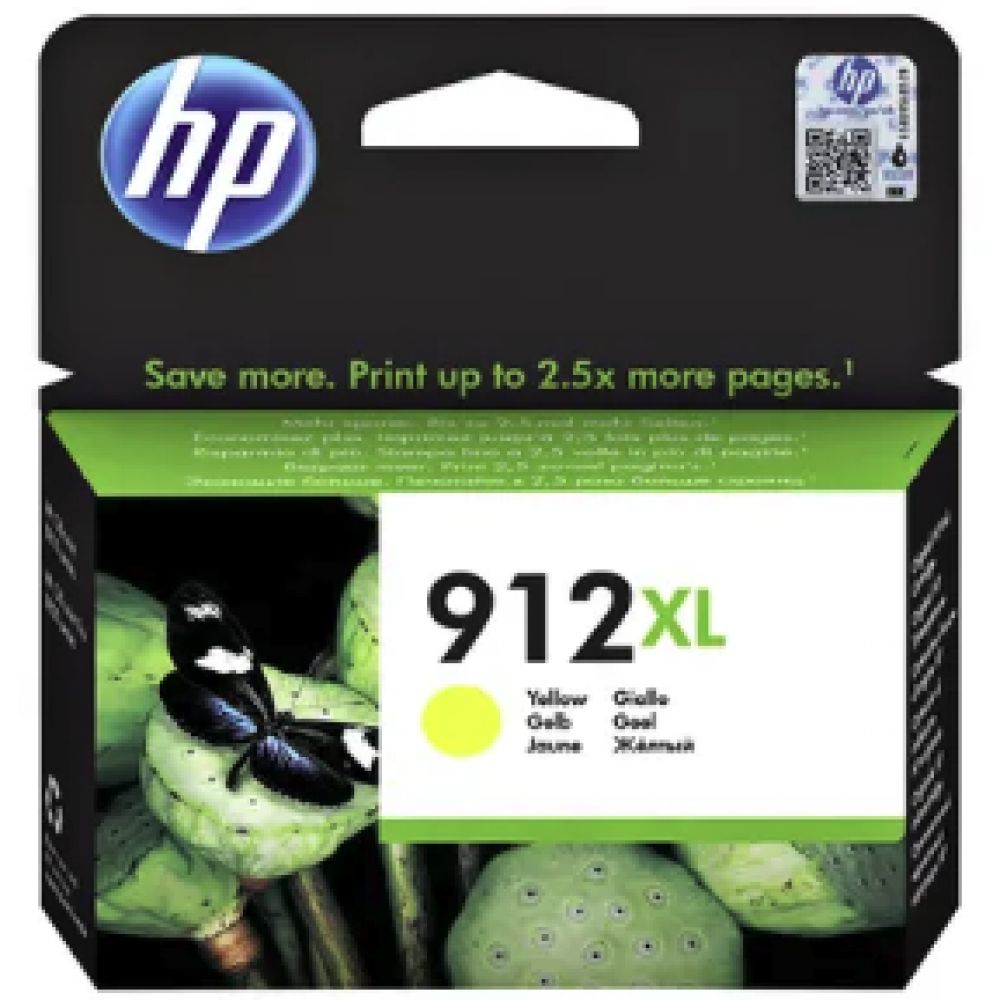 3YL83AE - HP - inkjet originale - haute capacite - couleur jaune - pour hp officejet 8012 - n.912XL - 9,9ml - 825pag. - famille 3YL84AE