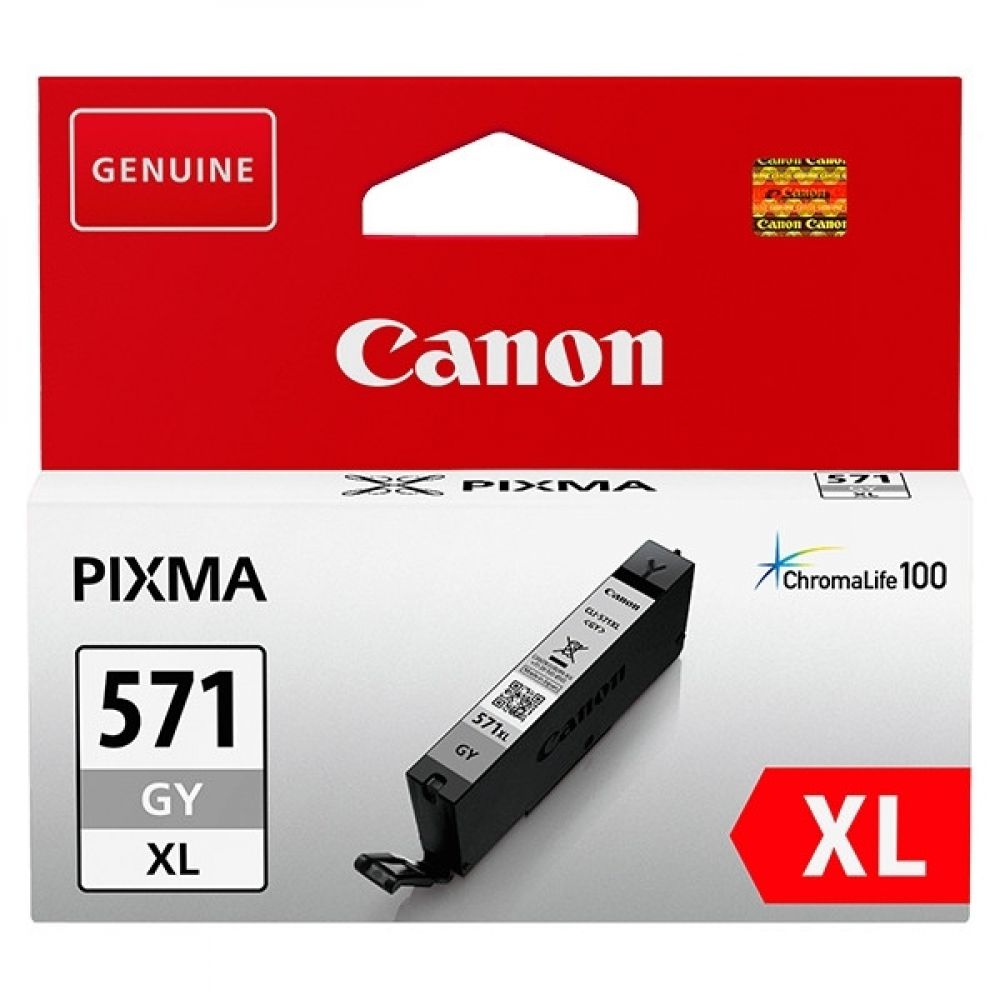 0335C001 - CLI571GYXL - CA - cartouche jet d'encre originale - haute capacite - gris - pour Canon MG7750 - CLI-571GYXL - famille 0318C001 - 11ml - 650pag.