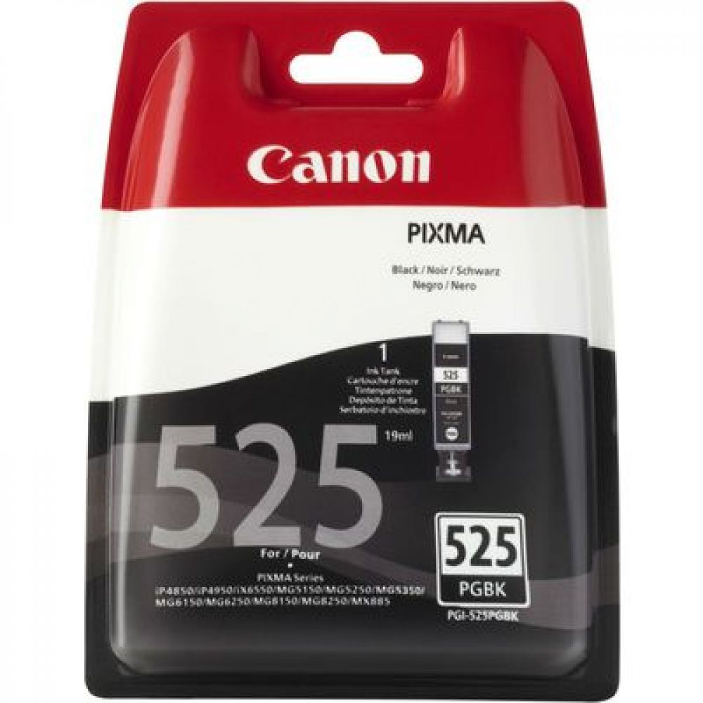PGI525BK - CA - cartouche reservoir e jet d'encre originale - Noir - pour Canon pixma IP4850/MG5150 - 4529B004AA - famille CLI526BK