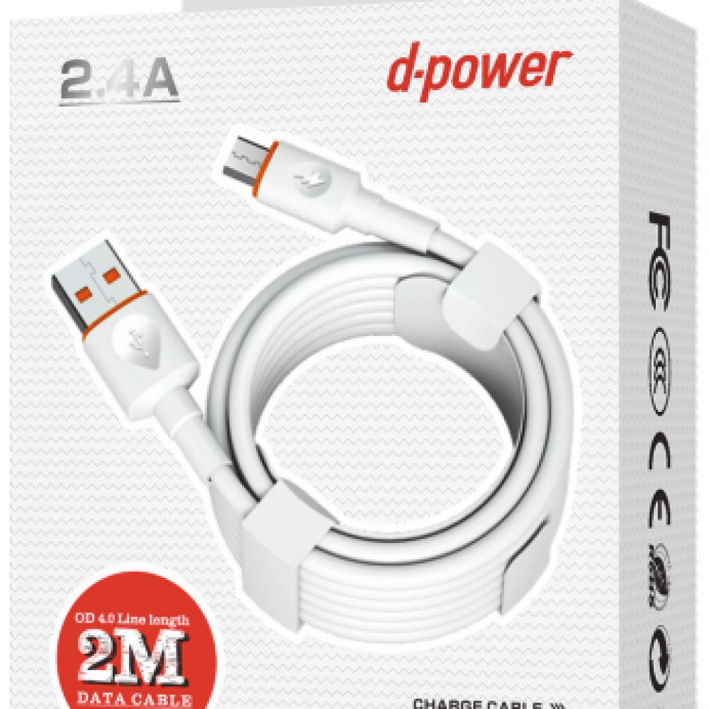 F2001 - Chargeur Micro-usb - USB-A - 2m