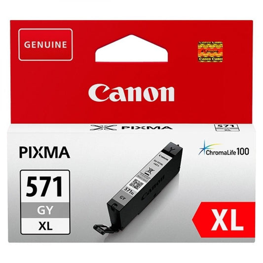 0335C001 - CLI571GYXL - CA - cartouche jet d'encre originale - haute capacite - gris - pour Canon MG7750 - CLI-571GYXL - famille 0318C001 - 11ml - 650pag.