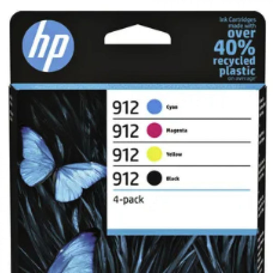 6ZC74AE - HP - multipack jet d'encre originale- 4 couleurs -pour Hp officejet pro 8015 - n.912 - famille 3YL80AE