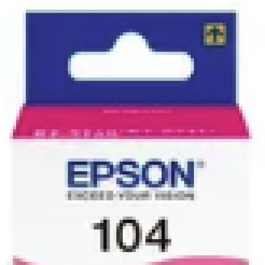 C13T00P340 - 104 - Ep - flacon d'encre originale - couleur magenta - pour Epson ecotank E710/ET4700 - 65ml - 7500 pages - famille C13T00P140