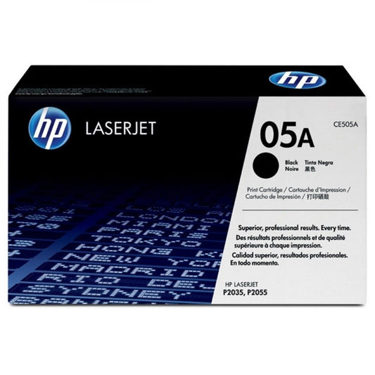 CE505A - HP - toner noir pour  hp laserjet - n.05a - 2,3k