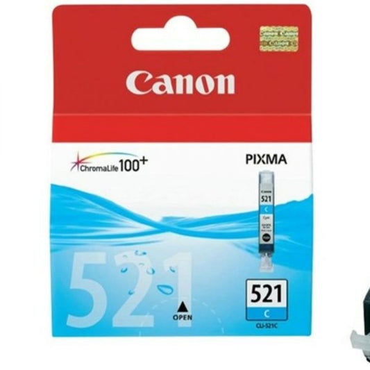 CLI521C - CA - cartouche d'encre cyan pour  canon mp540 serie - 2934b001 - 9ml - famille CLI521BK