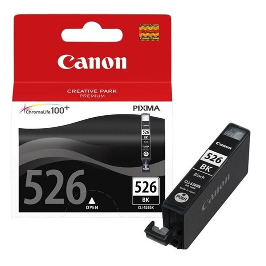 CLI526BK - CA - cartouche reservoir e jet d'encre originale - Noir photo - pour Canon pixma IP4850/MG5150 - 4540B004AA - famille CLI526BK