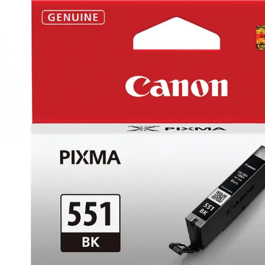 CLI551BK - CA - Cartouche e jet d'encre originale - noir photografique - pour Canon pixma MG5450 - 6508B001 - 7ml - famille CLI551BK