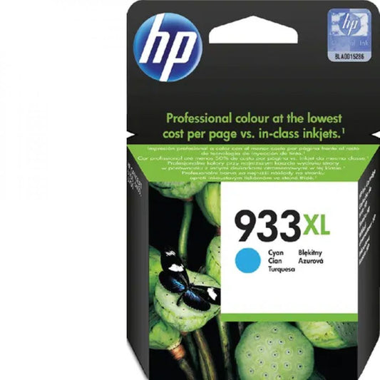 CN054AE - HP - Cartouche e jet d'encre originale - HAUTE CAPACITE - Cyan - pour Hp officejet 6700 premium - n.933XL - 825 pages - famille CN053AE