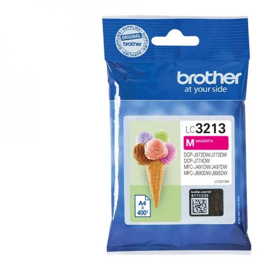 LC3213M - BR - cartouche reservoir jet d'encre originale - haute capacite - magenta - pour Brother DCPJ772DW/DCPJ774DW/MFCJ890DW/MFCJ895DW - 400pag. - famille LC3213BK