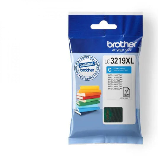 LC3219XLC - BR - cartouche reservoir jet d'encre originale - haute capacite - cyan - pour Brother MFCJ5330DW/MFCJ5730DW - 1,5k - famille LC3219XLBK