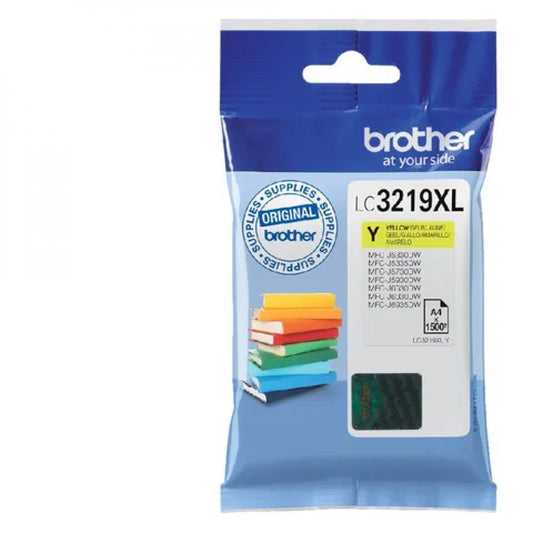 LC3219XLY - BR - cartouche reservoir jet d'encre originale - haute capacite - jaune - pour Brother MFCJ5330DW/MFCJ5730DW - 1,5k - famille LC3219XLBK