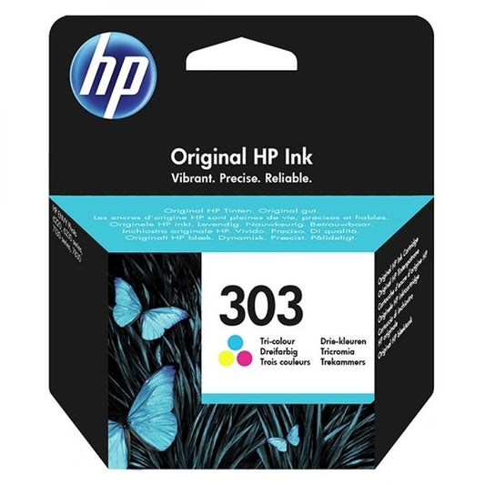 T6N01AE - HP - cartouche jet d'encre originale - 3 couleurs - pour Hp envy photo 6220/6230 - n.303 - 4ml - 165p.