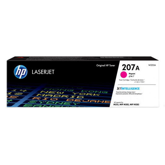 W2213A - HP - cartuccia toner originale - colore magenta - per Hp color laserjet pro M255 - n.207A - 1,25k - famiglia W2210A