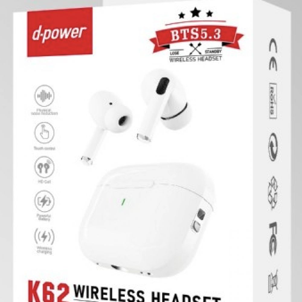 K6202 - Ecouteurs Sans fil avec chargeur